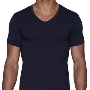 New In Boxes- Set Of 2- Wood brand TShirts- Size XXL- 50-52"- White Crew/Black V